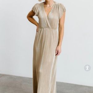 Baltic Born Gold Athena Maxi Dress